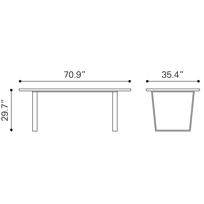 Zuo Modern Atlas Dining Table