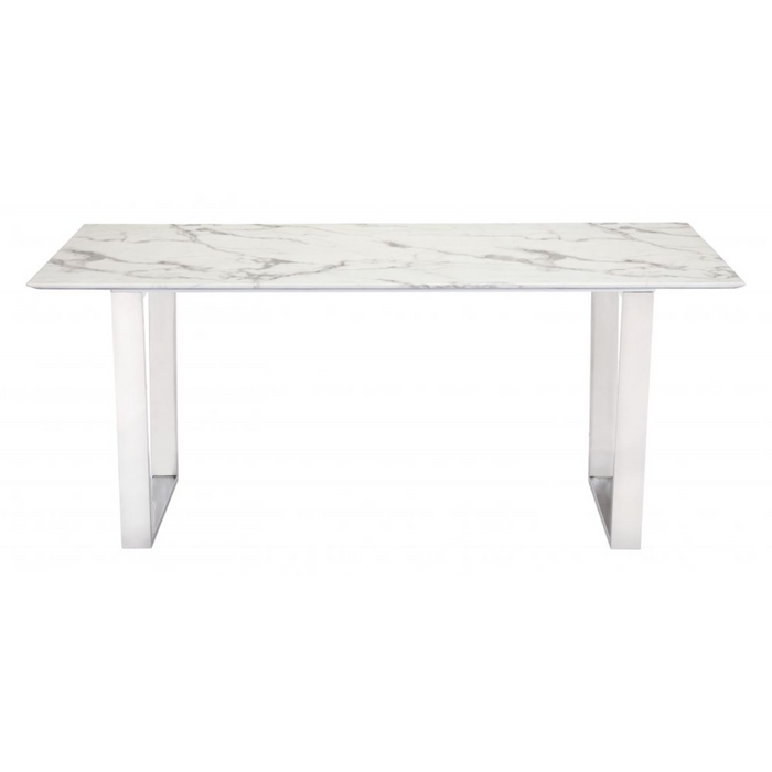 Zuo Modern Atlas Dining Table White