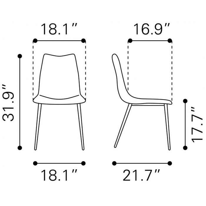 Zuo Modern Norwich Dining Chair