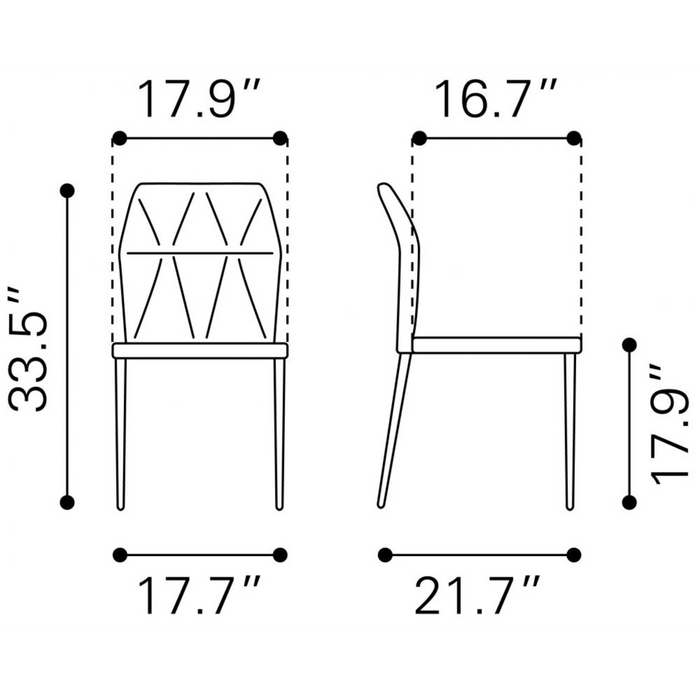 Zuo Modern Revolution Dining Chair