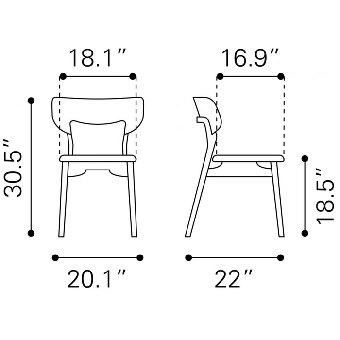 Zuo Modern Russell Dining Chair