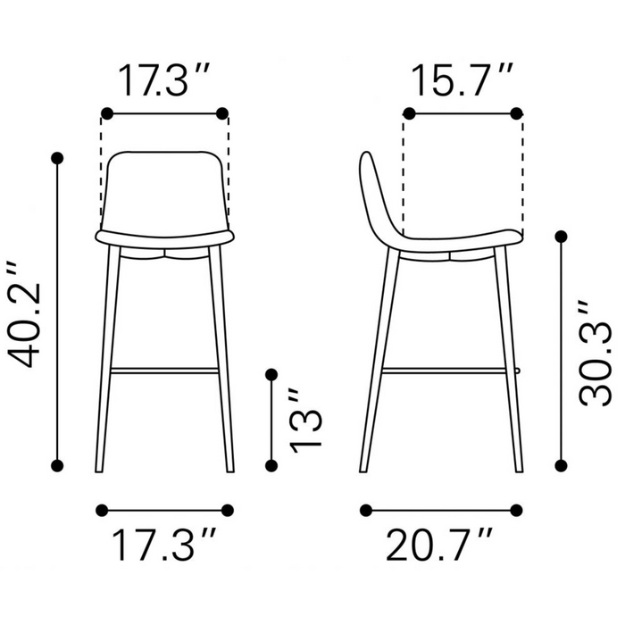 Zuo Modern Tangiers Barstool