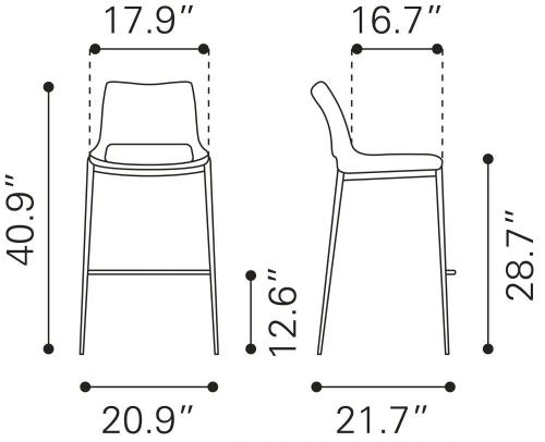 Zuo Modern Ace Barstool