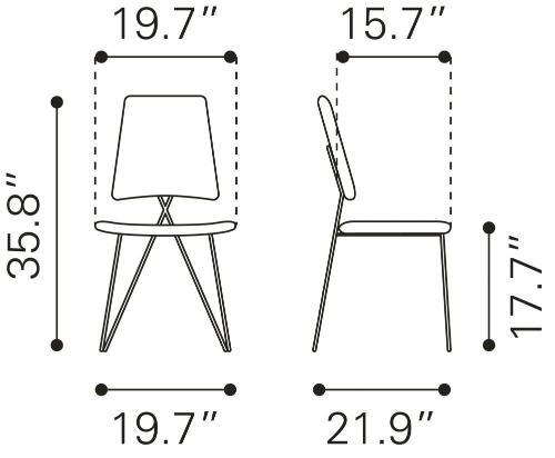 Zuo Modern Chloe Dining Chair