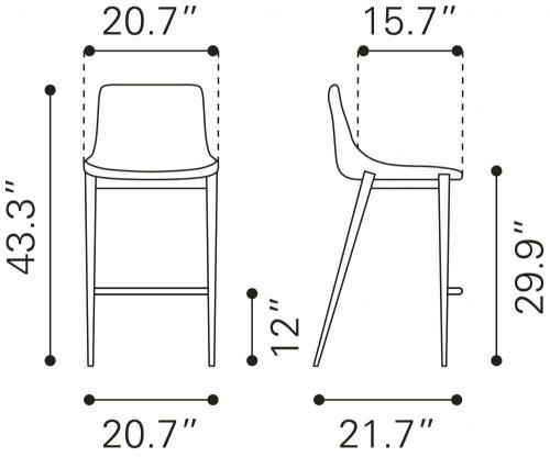 Zuo Modern Magnus Barstool