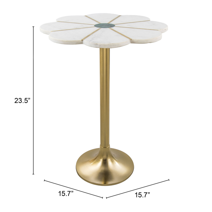 Zuo Modern Scallop Side Table