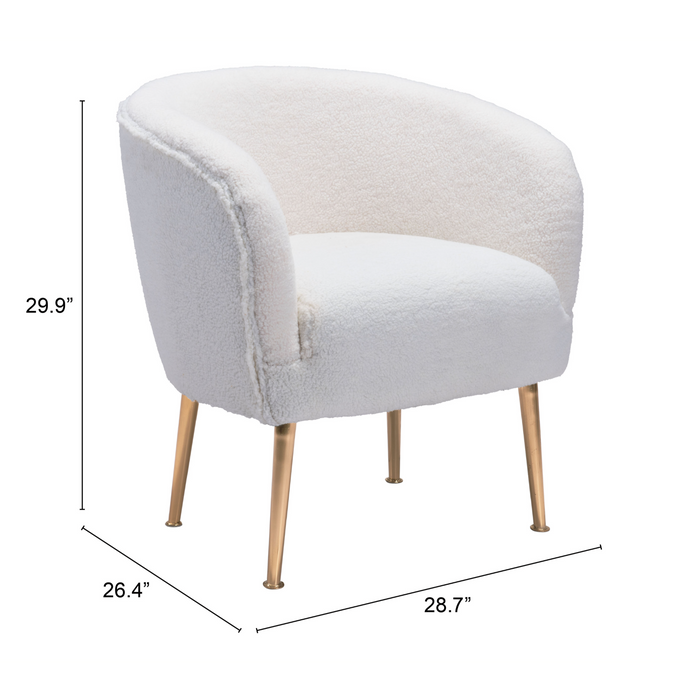 Zuo Modern Sherpa Accent Chair