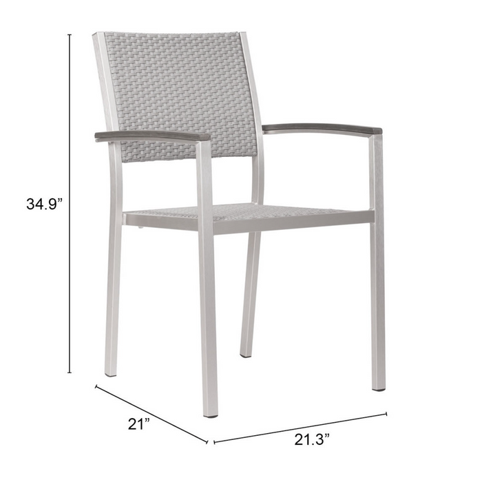 Zuo Modern Metropolitan Dining Arm Chair