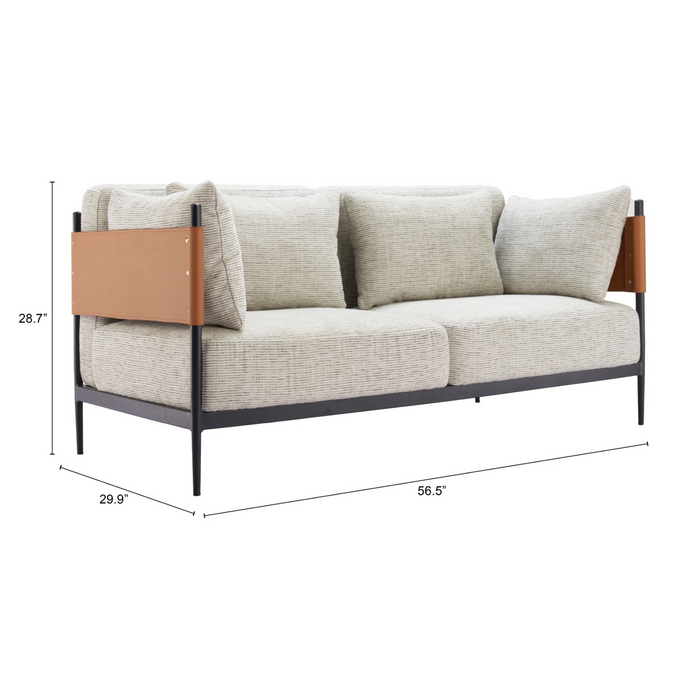 Zuo Modern Stirbe Loveseat