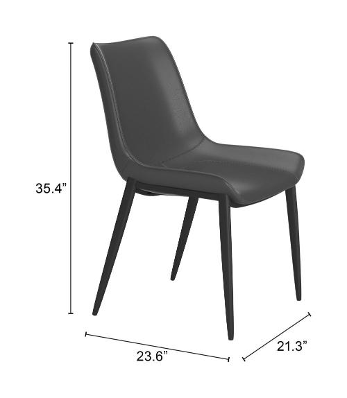 Zuo Modern Magnus Dining Chair Black