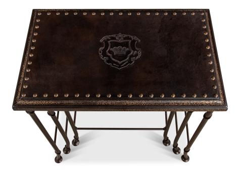 Sarreid Noble Nesting Tables  Set Of 3