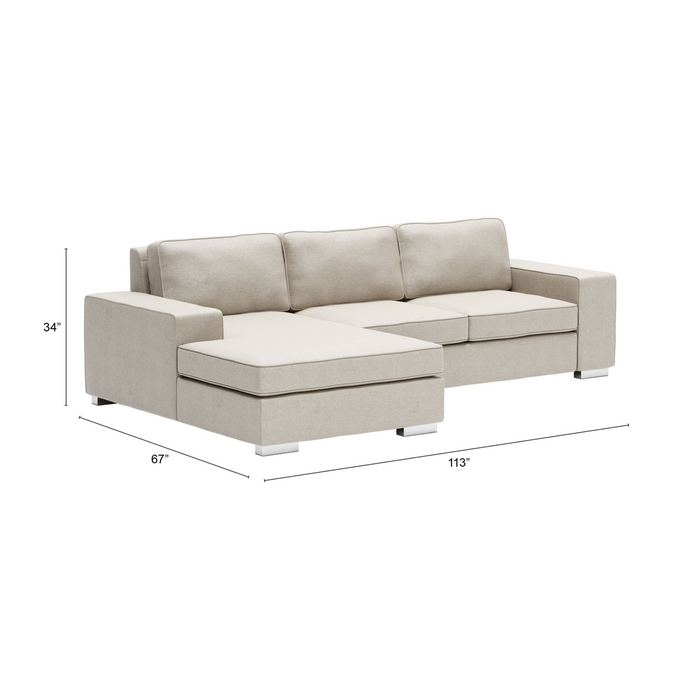 Zuo Modern Brickell Sectional