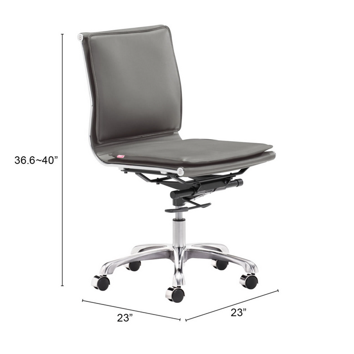 Zuo Modern Lider Plus Armless Office Chair