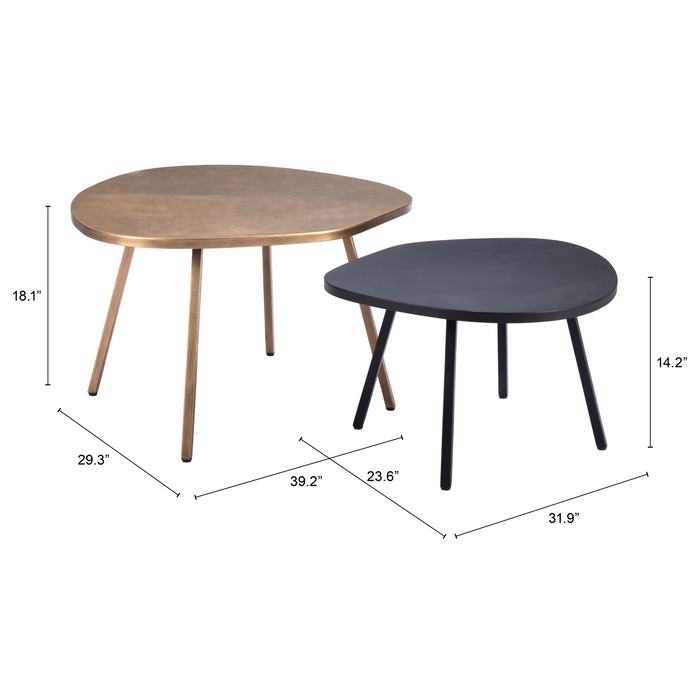 Zuo Modern Castelo Coffee Table Set