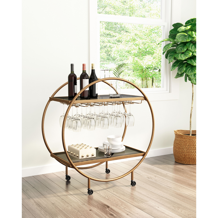 Zuo Modern Arc Bar Cart