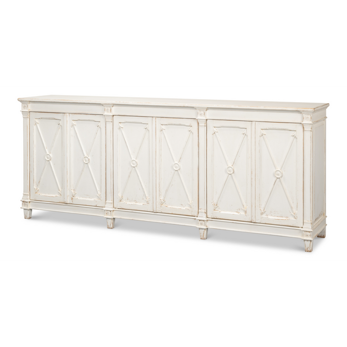 Sarreid  Marksman Sideboard Whitewash