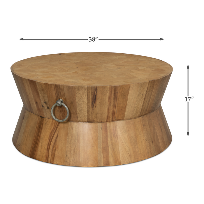 Sarreid Round Tower Coffee Table