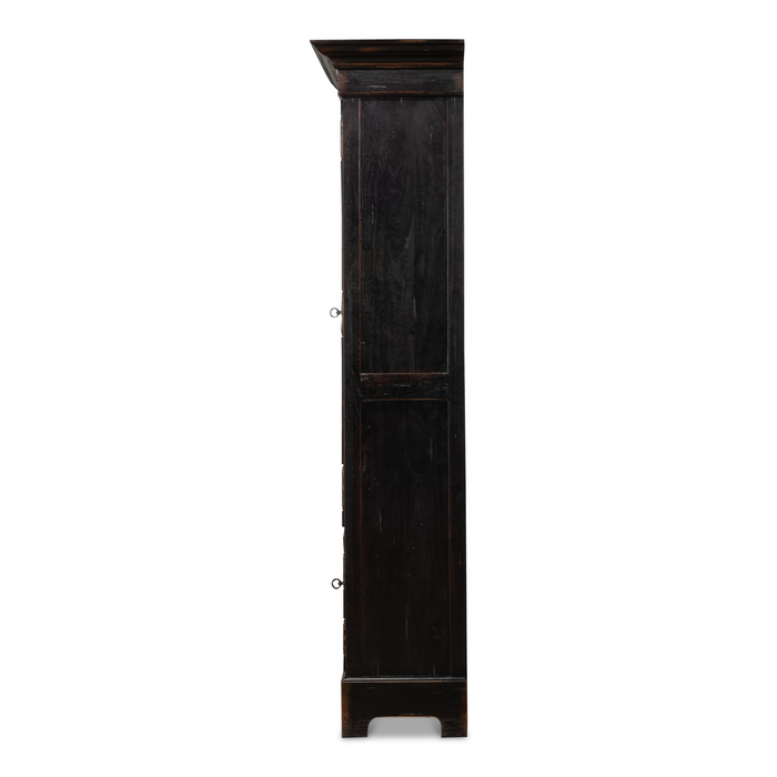 Sarreid Bookcase In Ebony Finish