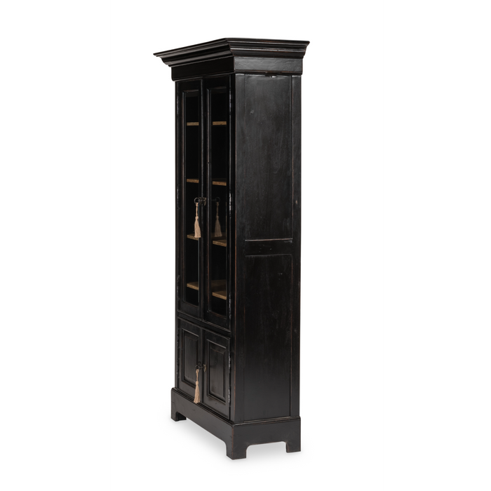 Sarreid Bookcase In Ebony Finish