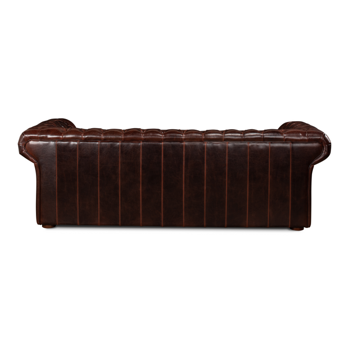 Sarreid Piccadilly  Sofa  Club Leather