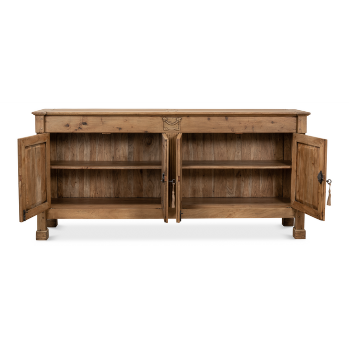 Sarreid Caracole Credenza  Driftwood Finish