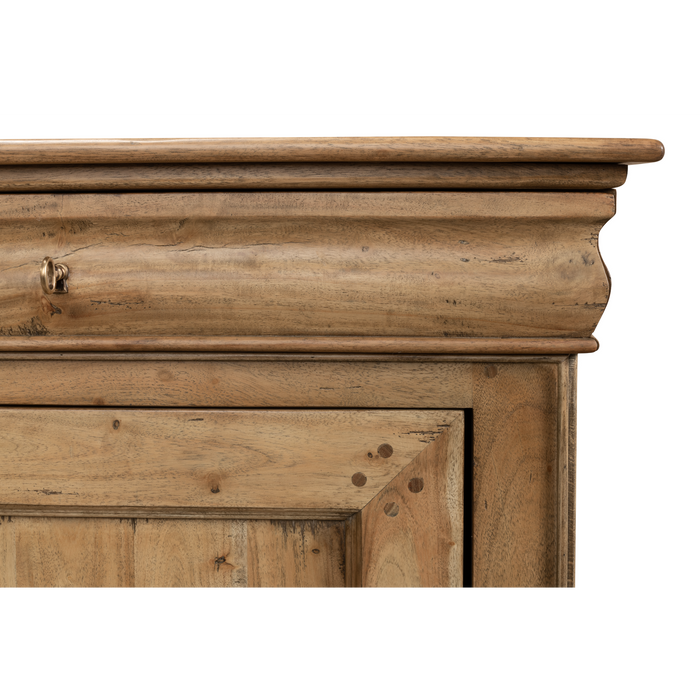 Sarreid Cafe Au Lait Buffet  Driftwood Finish