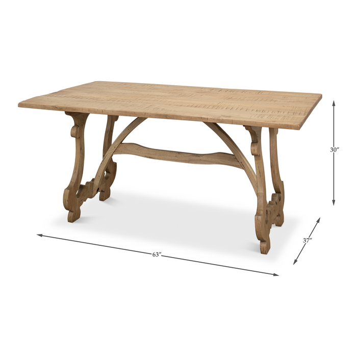 Sarreid Calambac Dining Table  Driftwood Finish