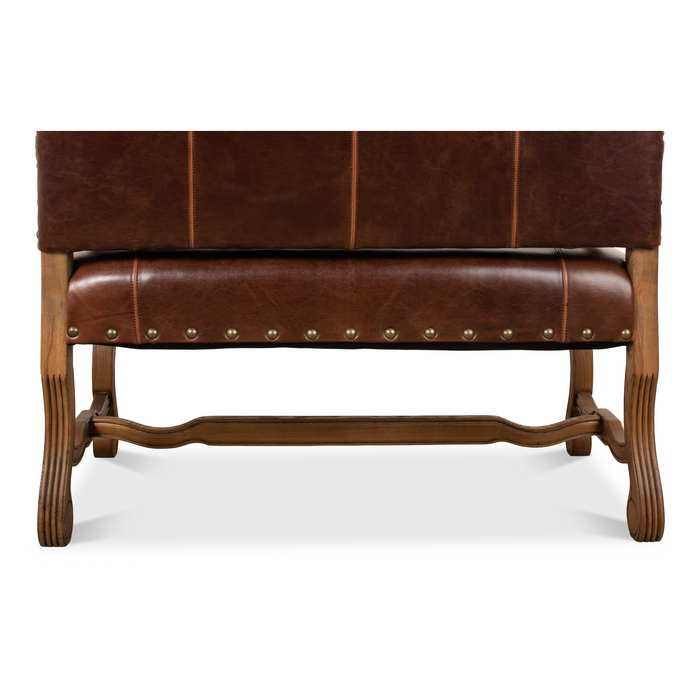 Sarreid Italian Leather Settee