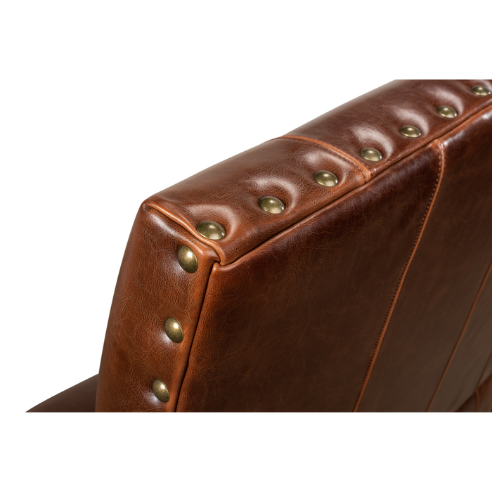 Sarreid Italian Leather Settee