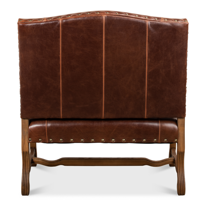 Sarreid Italian Leather Settee