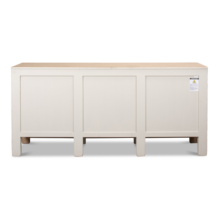 Sarreid Gansu Sideboard  6 Door  Pine