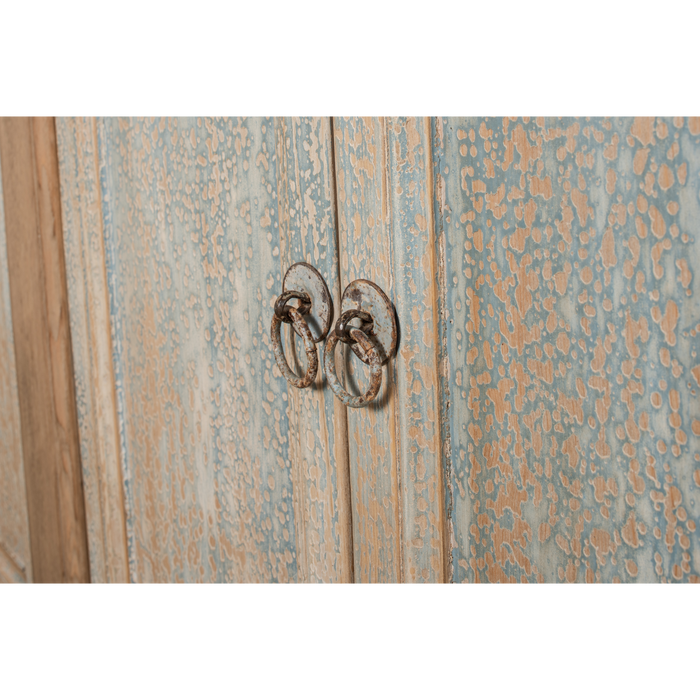 Sarreid Gansu Sideboard  6 Door  Pine