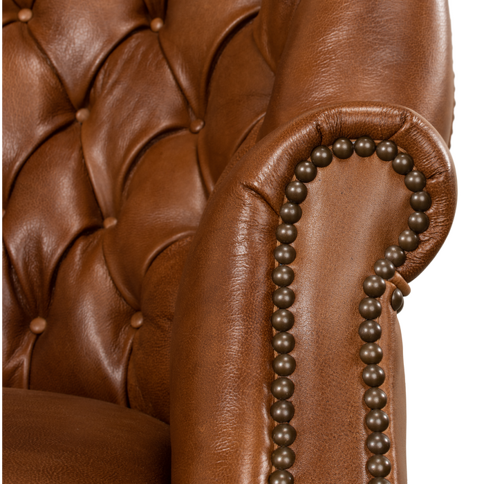 Sarreid Welsh Leather Chair