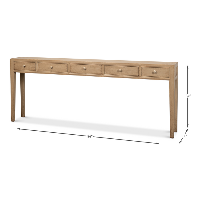 Sarreid Jeweler's Console Table