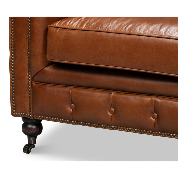 Sarreid Castered Chesterfield Sofa