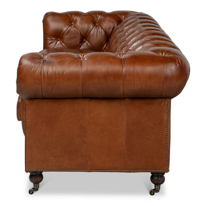 Sarreid Castered Chesterfield Sofa