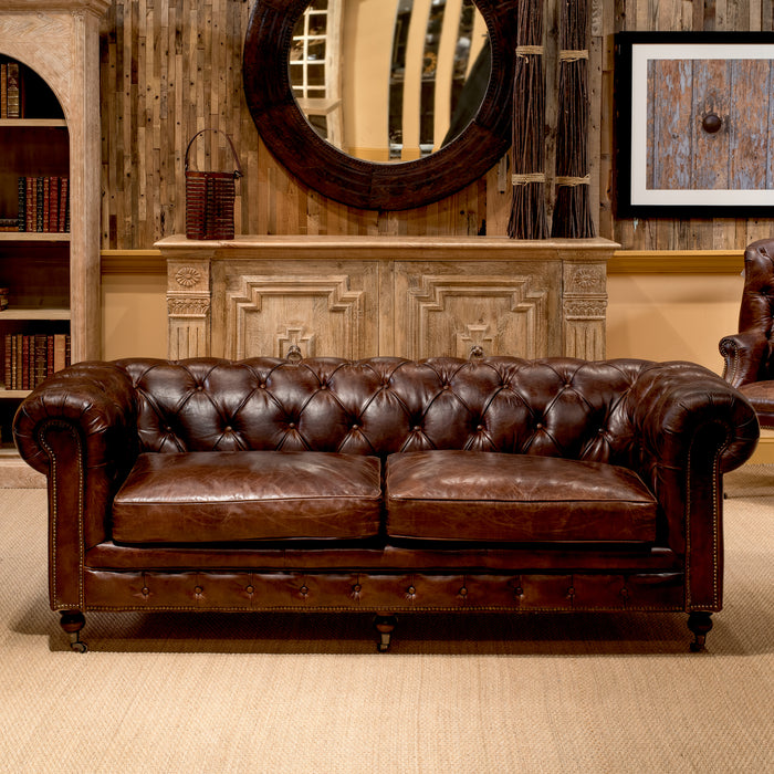 Sarreid Castered Chesterfield Sofa