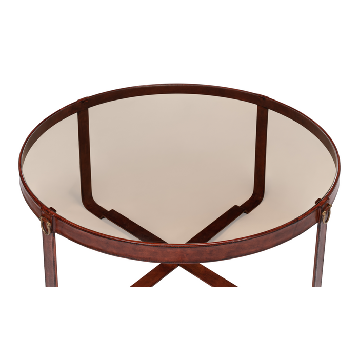 Sarreid Harness Round Coffee Table