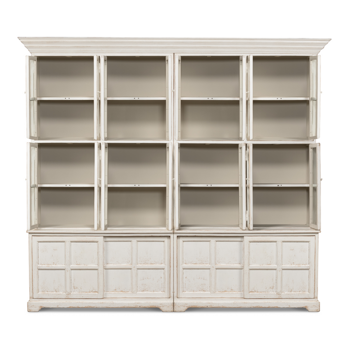 Sarreid Glass Front Bookcase