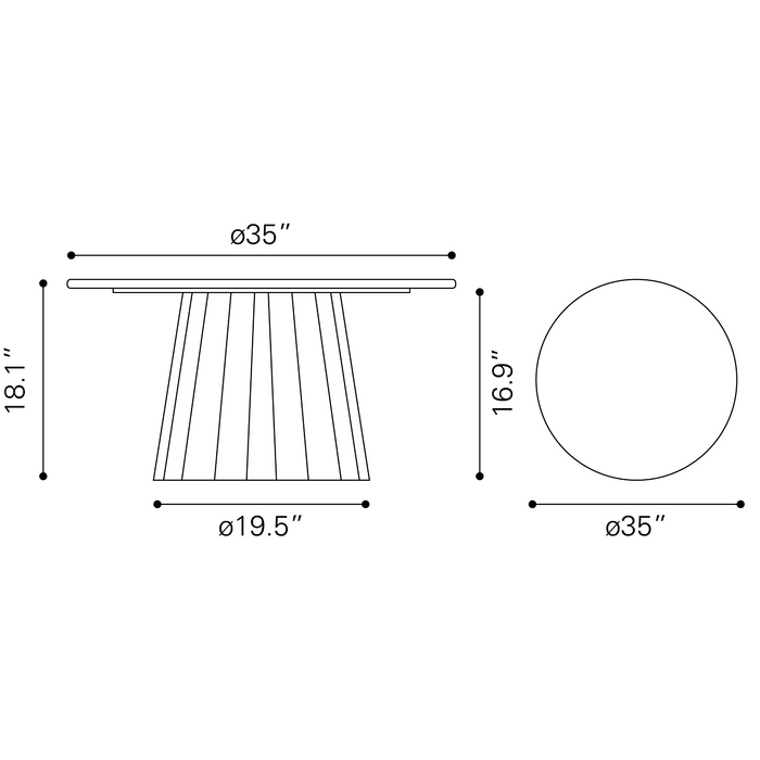 Zuo Modern Aipe Coffee Table