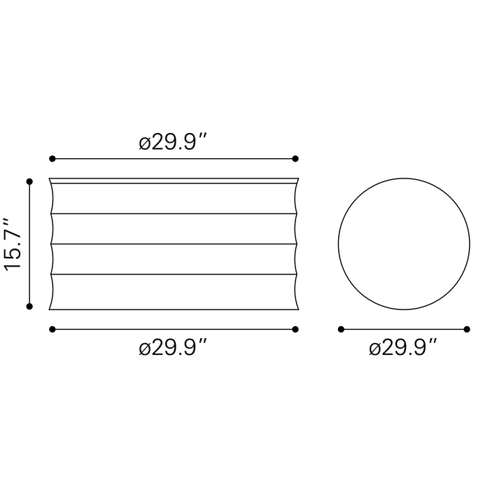 Zuo Modern Antium Coffee Table