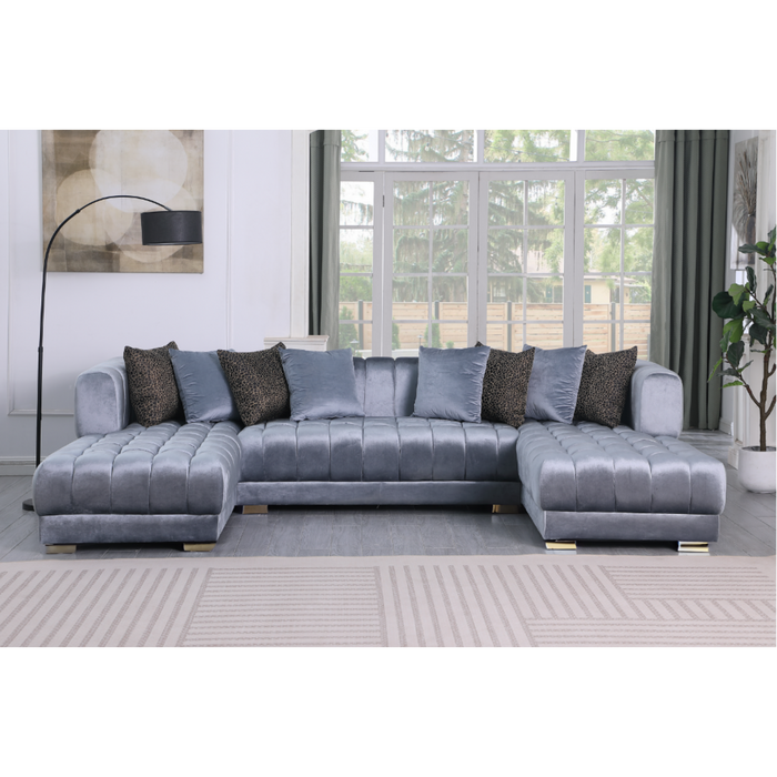 Dasha Sectional (All 8 Pillows Included)