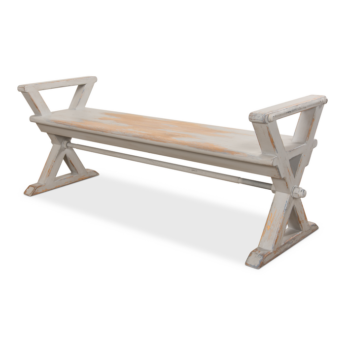 Sarreid Replica Antique X Bench