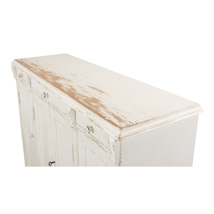 Sarreid White Swan Tall Sideboard