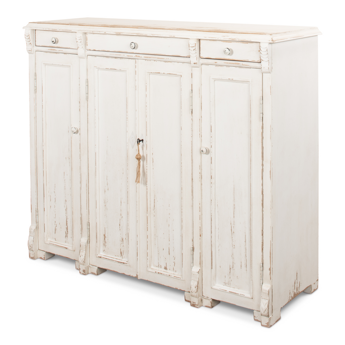 Sarreid White Swan Tall Sideboard