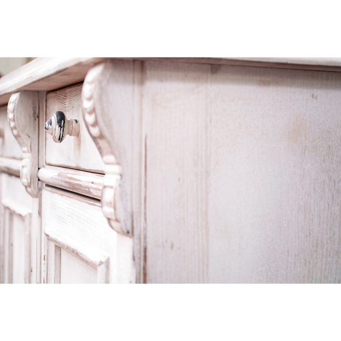 Sarreid White Swan Tall Sideboard