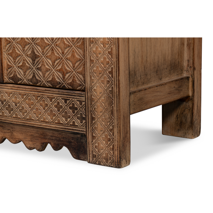 Sarreid Nader Persian Burnt Brown Sideboard