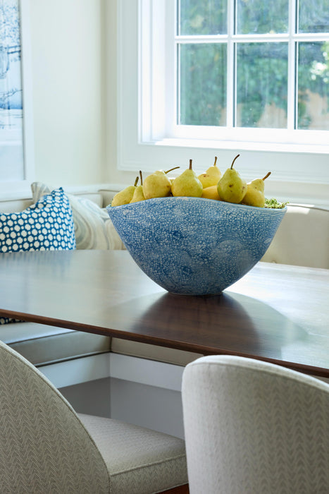 Chelsea House Blue Oval Centerpiece