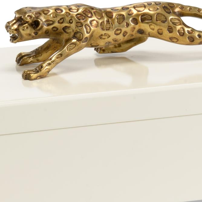 Chelsea House Cheetah Box - Cream