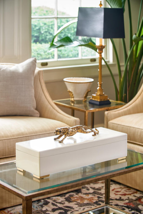 Chelsea House Cheetah Box - Cream